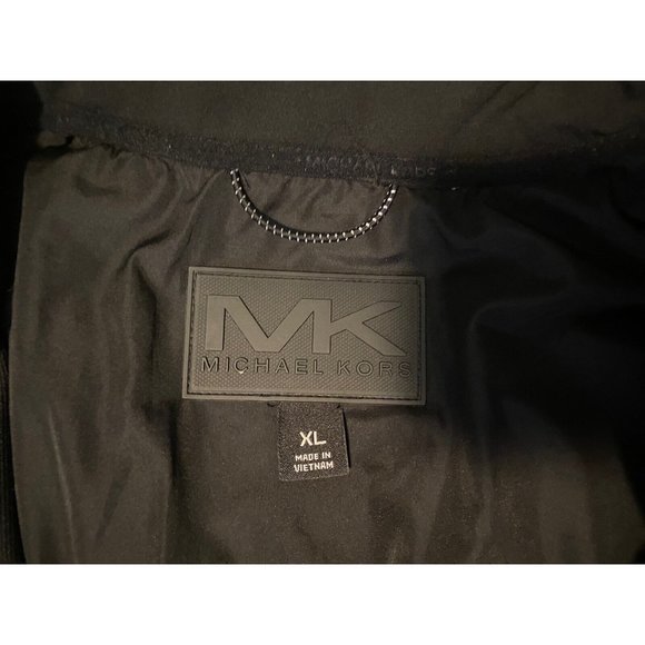 Michael Kors Soft shell Black Jacket Mens Size XL Full Zip Spring/Fall Light - Picture 2 of 4
